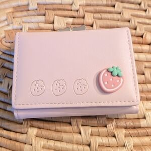 Pink Strawberry Wallet